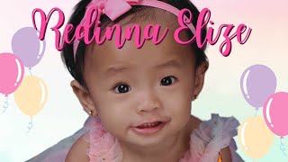 Happy 1st birthday REDINNA ELIZE FAUSTINO [upl. by Anabelle46]