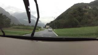 Jaguar SType 27d chasing up Mercedes E Class E350 CDI [upl. by Lucky342]