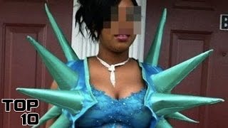 Top 10 Ugliest Prom Dresses [upl. by Suvart536]