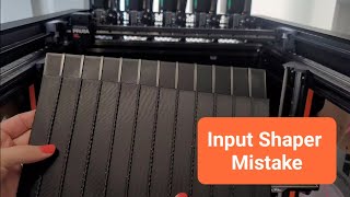 Prusa XL  Dont make this simple Input Shaper mistake [upl. by Bartie]