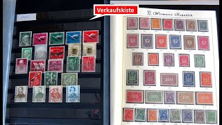 BriefmarkenVerkaufsfilm Schatzsuche und Verkauf in Kiste 20 mit Briefmarken und Briefen [upl. by Caprice]