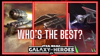 All Ships in SWGOH Ranked from Best to Worst  SWGOH Tier List [upl. by Pestana853]