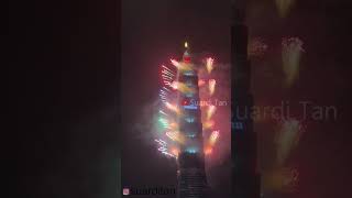 Taipei 101 2024 Fireworks Countdown [upl. by Honor]