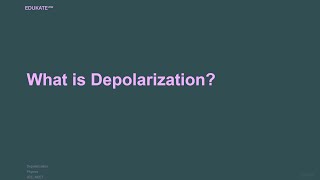 What is Depolarization [upl. by Salakcin]