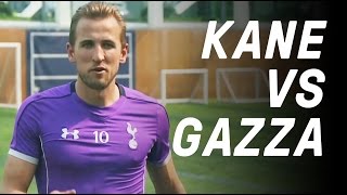 Harry Kane vs Gazza Free Kick Challenge GoalsRecreated [upl. by Bambi503]