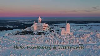 Winterimpressionen am Fichtelberg bei Oberwiesenthal im Januar 2019 [upl. by Ivett]