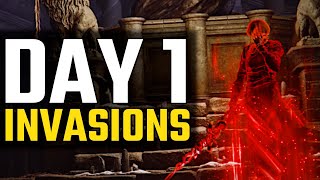 DAY ONE INVASIONS IN LAND OF SHADOW  Elden Ring PvP [upl. by Rede]