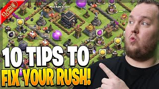 How to Easily Fix ANY Rushed Account  Clash of Clans [upl. by Salema]