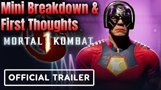 Peacemaker Official Trailer First Thoughts Then Mini Breakdown  Mortal Kombat 1 [upl. by Nnylkoorb662]