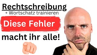 Rechtschreibung und Wortschatz trainieren  Schaffst du diesen Test [upl. by Yeliab572]