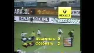 Argentina 0 Colombia 5 Partido Completo [upl. by Ennobe]