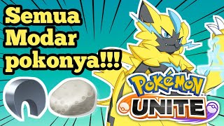 SEMUA MODAR POKONYA KEBANGKITAN ZERAORA pokemonunite [upl. by Sihtnyc]