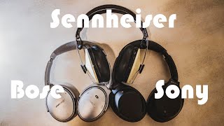 Sony WH1000XM3 Review vs Bose QC35 AND Sennheiser HD1Momentum [upl. by Nageem]