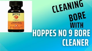 Cleaning the bore with Hoppes no 9 bore cleaner [upl. by Maighdlin748]