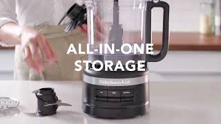 How to easily store KitchenAid food processor  KitchenAid UK [upl. by Ahsikar]