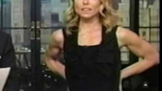 Kelly Ripa Armwrestling 44 Pushups amp More [upl. by Marasco]