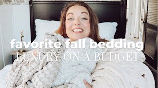 Favorite Fall Bedding  Amazon Target Bed Bath amp Beyond Lands End [upl. by Mila862]