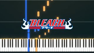 Going Home  Bleach OST PIANO TUTORIALSheet in the description [upl. by Leind61]