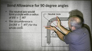 AVT 206 AampP  P2  Developing Sheet Metal Flats  The Math Behind the Bends [upl. by Atilem]