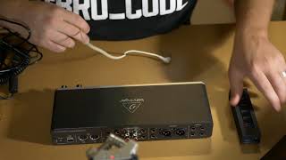 Behringer UMC404HD iPad Review Setup and Quick Mic Test [upl. by Stearn299]