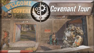 Fallout 4 Covenant Settlement Tour [upl. by Lonnie121]