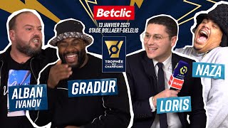 Loris x Naza VS Gradur x Alban Ivanov  Finale PSGOM  Betclic [upl. by Aihsemek]