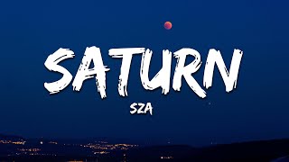 SZA  Saturn Lyrics [upl. by Notxap]