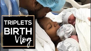 OFFICIAL TRIPLETS BIRTH VLOG [upl. by Berhley]