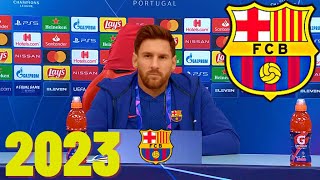 LE RETOUR DE MESSI AU BARCA SERAIT VALIDÉ [upl. by Litch]