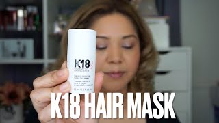 K18 Hair Mask Review  Mascarilla Restauradora De Cabello De K18  Vale La Pena [upl. by Paderna398]