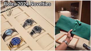 FIRST LOOK amp HANDS ON ROLEX 2024 NOVELTIES [upl. by Whitebook]