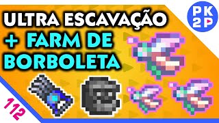 Terraria Master ► Farmando Borboletas Ultra Escavação e Cabeça de Golem 112 [upl. by Duwalt]