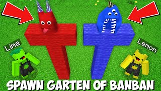 How to SPAWN MOBS FROM GARTEN OF BANBAN in Minecraft  NEW SCARY MOB [upl. by Parry]