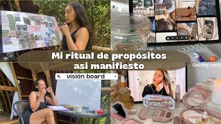 ✨COMO CUMPLIR TUS METAS ESTE 2024 vision board  Diana lancheros 🧚‍♀️ [upl. by Hattie724]