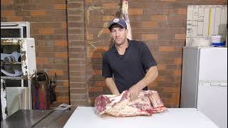 Butchering Beef Hindquarter Tutorial [upl. by Wein629]