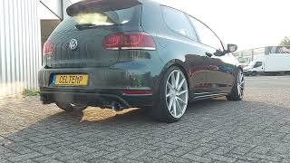 Volkswagen Golf 6 GTi Kleppendemper uitlaat systeem Full 3inch [upl. by Ttessil]