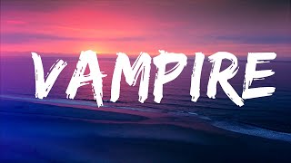 Olivia Rodrigo  vampire Clean Lyrics  JoSe Music [upl. by Elfrida]