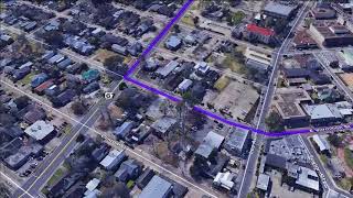 Lafayette Mardi Gras parade route [upl. by Yuzik468]