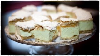 Napoleons Cake or Papal Cream Cake  Kremowki  Anias Polish Food Recipe 50 [upl. by Limemann]