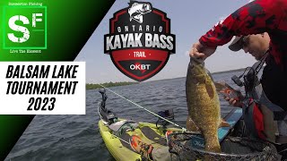 OKBT balsam lake event 2 bass kayak tournament perception outlaw 115 motorguide xi3 [upl. by Zetneuq]