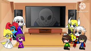 Undertale reacts to Underverse 00 [upl. by Koenraad]