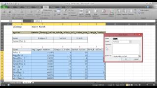 Excel  Lookup Function Training 2  Using Vlookup to find Exact Matches [upl. by Ellennoj]