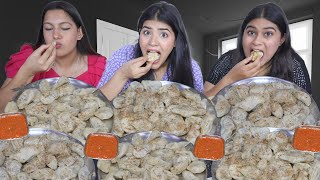 Eating 180 Momos Challenge  Unlimited Paneer Momos Eating Competition  Food Challenge [upl. by Samala]