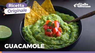 GUACAMOLE – La RICETTA ORIGINALE della salsa all’avocado più conosciuta al mondo 🥑🌮 [upl. by Ynnub]