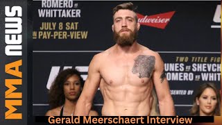 Gerald Meerschaert talks UFC Vegas 96 fight with Edmen Shahbazyan [upl. by Aihtebat603]