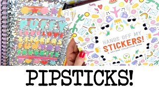 Pipsticks Sticker Collection Book  MyGreenCow [upl. by Arem674]