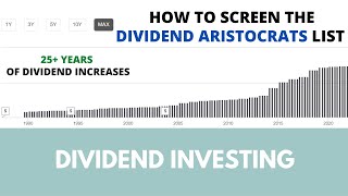 How to invest in dividend aristocrats [upl. by Nnod]