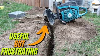 Handheld Trencher for Easy Trenching  GeoRipper Review [upl. by Pepper175]