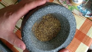 Making Mustard Condiment From Wild Garlic Mustard Seeds [upl. by Laeahcim]