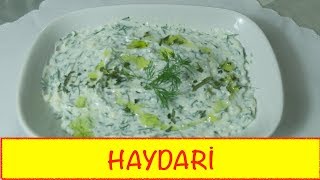 Haydari Nasıl Yapılır  Meze   Haydari Tarifi [upl. by Aneehsit]